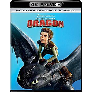 How to Train Your Dragon (4K Ultra HD + Blu-ray + Digital) $12.99 Amazon.com