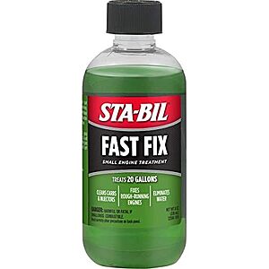 [NEW] $6.64 | 8-Oz STA-BIL Fast Fix - Small Engine Treatment, Cleans Carburetors and Injectors at Amazon
