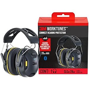 $28.13* | 3M WorkTunes Connect Wireless Hearing Protector with Bluetooth Technology at Amazon