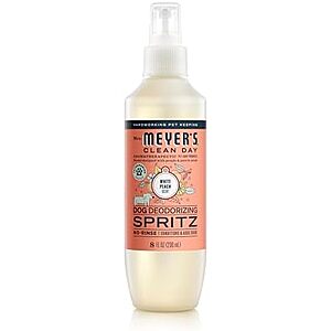 [SnS] $4.38 | 8-Oz Mrs. MEYER'S Clean Day Dog Deodorizing Spray (White Peach) at Amazon