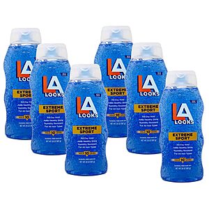 L.A. Looks Sport Xtreme Hold Gel, Hold Level 10+, 20-Ounce (Pack of 6) $7.5