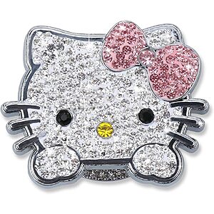 Pangpai Hello Kitty Crystal Rhinestone Car Push to Start Button Cover (Pink) $5.76 + Free Shipping