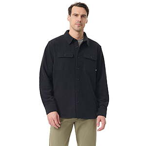 Bass & Co Men's Campfire Shacket, Sizes S-3XL