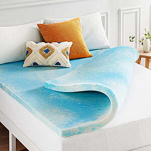 Best Price Mattress 2" Swirl Gel Breeze Memory Foam Mattress Topper: Twin $3.20; Full $5.25; Queen $6.16; King $4.96 + Free S&H w/ Walmart+ or on $35+