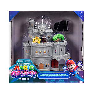 The Super Mario Galaxy Movie 12" Deluxe Bowser Castle Playset $5.60 + Free S&H w/ Walmart+ or on $35+