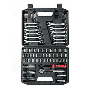 Hyper Tough 113-Piece 1/4" & 3/8" Drive SAE Mechanics Tool Set $7.16 + Free Shipping w/ Walmart+ or on $35+