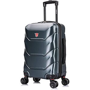 20" DUKAP ZONIX Hardshell Carry-On Spinner Suitcase w/ Combination Lock (3 colors) $29.99 + Free Shipping w/ Prime or on $35+