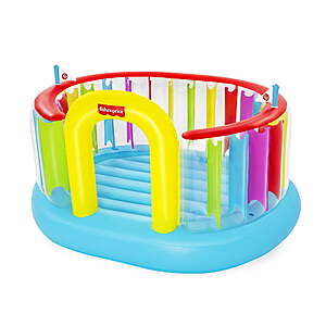 Fisher-Price Bestway Bouncetopia 7'5" x 70" x 52" PVC Bouncer w/ Built-in Pump (Multi-Color) $54.50 + Free Shipping w/ Walmart+ or on $35+