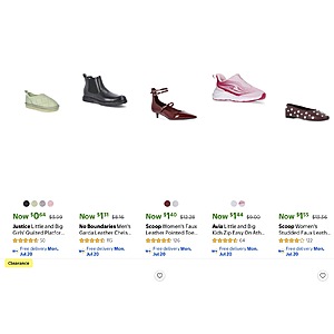 Walmart Clearance on Shoes - crazy prize from 64 cents up