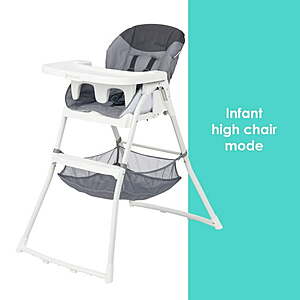 Baby Trend Flat Fold High Chair (Stellar Grey) $34.99 + Free Shipping w/ Walmart+ or on $35+