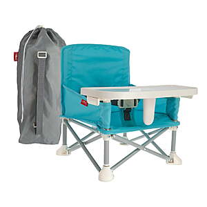 Nuby Pop-Up Portable Booster Seat w/ Removable Tray (Various) From $10.50 + Free Shipping w/ Walmart+ or on $35+