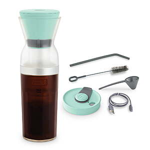 Dash Brew2Go Portable Cold Brew Coffee System (Aqua) $4.64 + Free Shipping w/ Walmart+ or on $35+