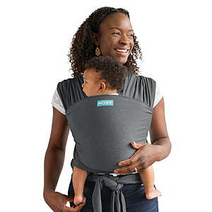 Moby Elements Baby Carrier (Asphalt) $6.08 + Free Shipping w/ Walmart+ or on $35+