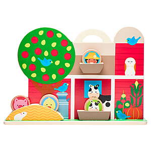 4-Piece Melissa and Doug Go Tots Wooden Barnyard Tumble with 4 Disks Play Set $3.17 + Free S&H w/ Walmart+ or on $35+