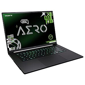 Woot! App: GIGABYTE AERO X16: 16" QHD+ IPS 165Hz, RTX 5070, Ryzen AI 7 350, 16GB DDR5, 1TB SSD $1255.99