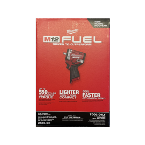 Milwaukee M12 FUEL Stubby 3/8 Impact Wrench (Tool Only) 2562-20 $132.6