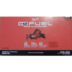 Milwaukee M12 FUEL HACKZALL Reciprocating Saw 12V Lithium-Ion Brushless Cordless 2520-20 (Tool-Only) $109.2