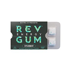 Rev Gum Caffeine Energy Gum | Extra Strength 100mg of Caffeine $22