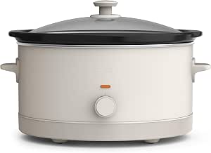 BELLA 6-Quart Manual Slow Cooker w/ Ceramic Nonstick Coating (Oatmilk) $8.99 + Free Shipping w/ Prime or on $35+