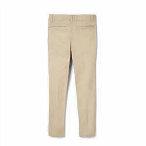 French Toast Girls School Uniform Adjustable Waist Stretch Twill Skinny Pants, Sizes 4-20 $2.24 Khaki Walmart.com