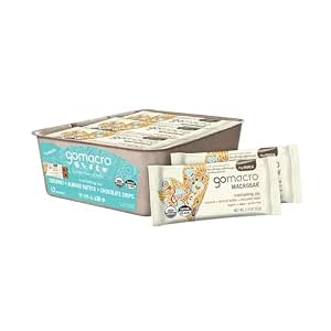 12-Pack 2.3-Ounce GoMacro MacroBar Organic Vegan Protein Bars (Coconut + Almond Butter + Chocolate Chips) $16.14 + Free Shipping w/ Prime or on $35+