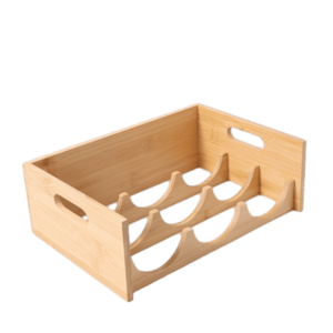 Better Homes & Gardens Bamboo Bottle Organizer 3-Tier Kitchen Storage Rack $5.20 + Free Shipping w/ Walmart+ or on $35+