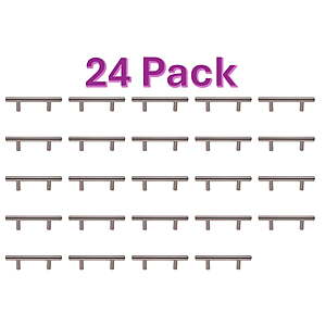 24-Pack Better Homes & Gardens 3" Center-to-Center Cabinet Bar Pull (Satin Nickel) $10.24 + Free Shipping w/ Walmart+ or on $35+