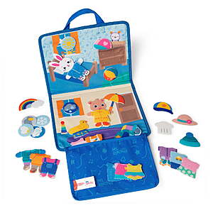 Melissa & Doug Ms. Rachel What to Wear Felt Activity Board Take-Along Preschool Learning Toy $10.80 + Free S&H w/ Walmart+ or on $35+