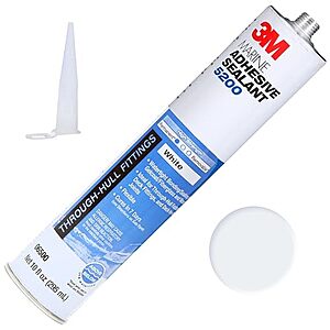 $9.76** | 10-Oz 3M Marine Adhesive Sealant 5200 (White) at Amazon