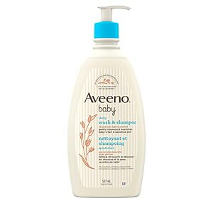 [SnS, AC] $5.64* | 18-oz Aveeno Baby Daily Moisture Gentle Body Wash & Shampoo at Amazon