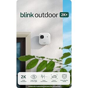 $156.99* | Blink Outdoor 2K+ (newest model) — 5 camera system at Amazon
