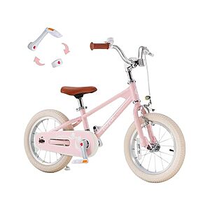 Woot! App: $38.99 | RoyalBaby EZ Kids Bike, 14 Inch, Pink at Woot!