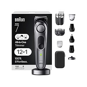 Woot! App: $62.39 | Braun All-in-One Men's Shaving Kit Series 7 7440, 12-in-1 at Woot!