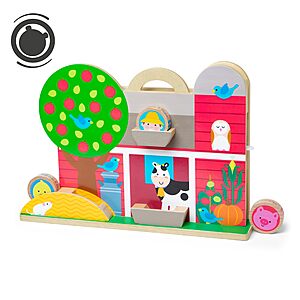 4-Piece Melissa and Doug Go Tots Wooden Barnyard Tumble with 4 Disks Play Set $11.87 + Free Shipping w/ Prime or on $35+
