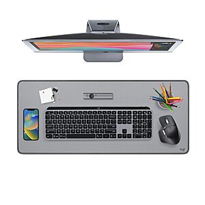 Logitech Studio Series Desk Mat (Mid-Grey) $10.61 + Free Shipping w/ Prime or on $35+