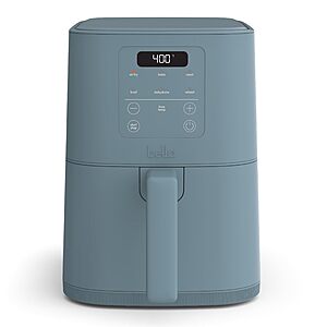 Bella 4-Quart Slim Air Fryer w/ EverGood Ceramic Nonstick Coating (Surf) $14.99 + Free Shipping w/ Prime or on $35+
