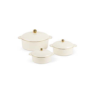Thyme & Table 3-Piece Ceramic Casserole Set (Cream) $17.48 + Free Shipping w/ Walmart+ or on $35+