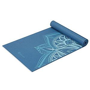 Gaiam Premium Yoga Mat, 6mm Thick Print Mat (Indigo Point, 68"L x 24"W x 0.23"Th) $4.83 + Free S&H w/ Prime or $35+