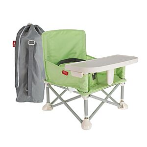 Nuby Pop-Up Booster Seat w/ Removable Tray (Green) $12.25 + Free Shipping w/ Prime or on $35+