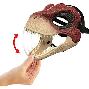 Mattel Jurassic World Rebirth Raptor Dinosaur Mask w/ Openable Jaw $6.73 + Free Shipping w/ Prime or on $35+