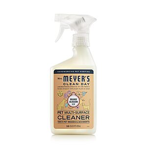 [S&S] 16oz Mrs. MEYER'S CLEAN DAY Pet Multi-Surface Cleaner, Orange Blossom Scent $5.22 + Free S&H w/ Prime or $35+
