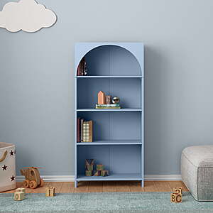 House of Happy Arched Bookshelf (Blue) $31.19 + Free Shipping w/ Walmart+ or on $35+