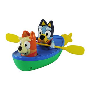 TOMY Toomies Bluey Pull & Go Canoe Bath Toy with Bingo $7.99 + Free S&H w/ Prime or $35+