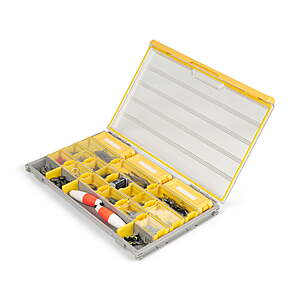 Plano EDGE Master Terminal Tackle Storage Box w/ Rust Prevention (Yellow/Clear) $35.62 + Free Shipping