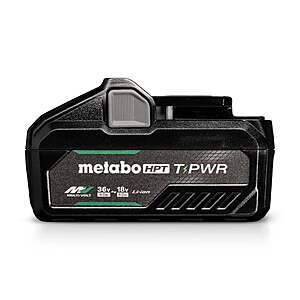 Metabo HPT 36V Lithium Ion 21700 Battery, 4Ah, 381991M $59.5