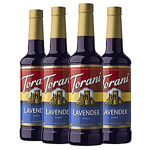 [NEW, SnS] $6.27 | 4-Pack 25.4-Oz Torani Syrup (Lavender) at Amazon ($1.57 each)
