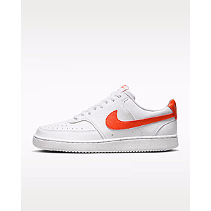 Nike Men's Court Vision Low Next Nature Shoes (White / Picante Red) $36.73