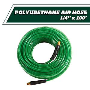 Metabo HPT 1/4 Air Hose, 100 Ft Compressor Hose, 19413QP $7.53