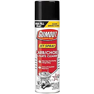 [NEW] $4.43 | 16-Oz Gumout Carb and Choke Cleaner Jet Spray at Amazon