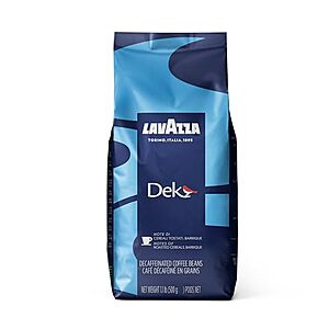 [SnS, AC] $10.79 | 1.1-Lbs Lavazza Decaf Dark Espresso Roast Whole Bean Coffee at Amazon